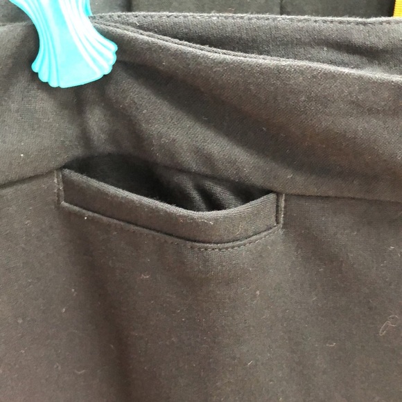 NYDJ Not Your Daughters Jeans size 12 black wide leg trousers stretch NWOT - Picture 6 of 15